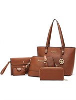 NEW $100 5Pcs Handbag Purse Set