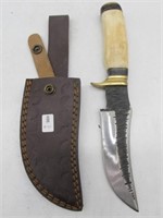 CUSTOM FIXED BLAD KNIFE 10 IN LONG UNSIGNED