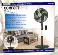 Comfort Mate 2 In 1 Convertible Fan (pre-owned,