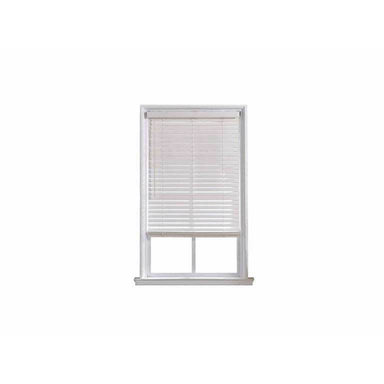 Hometrends 2" Cordless Fauxwood White Blind - 30