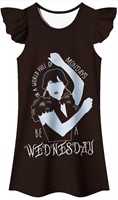 5-6 Years - JUMEA Wednesday Addams Nightgown