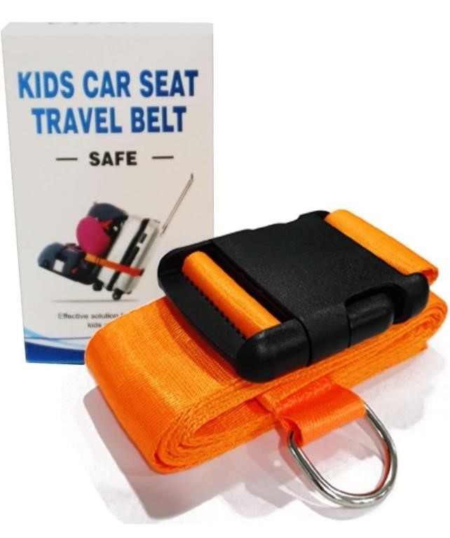 Car Seat Belt Strap to Suitcase, Convert Kid Car