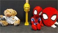 SPIDERMAN, LARGE C3PO PEZ AND MORE