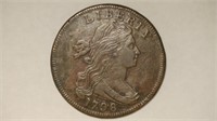 1798 Bust Large Cent 1st Hair