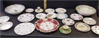 Decorative saucers and bowls.
