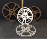 5 metal movie reels