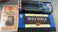 Bible on CD, 3 Vol Jesus VHS, Jeremiah DVD Set &