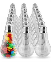 Houseables Fillable Light Bulb, Candy Container,