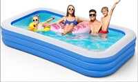 Aquamare Inflatable Pool - 82.6” x 55” x 23.6”