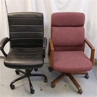 2 DESK CHAIRS