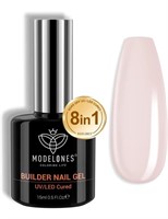 Modelones Builder Nail Gel, 8-in-1 Cover Nude Gel