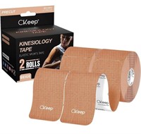CKeep Kinesiology Tape (2 Rolls), Original Cotton