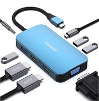 BENFEI USB C MST HUB 8in1 with USB-C to