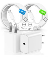 for iPhone 15 Charger USB C Cable 10FT+6FT USB C