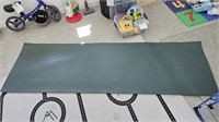 Olive Green Foam Floor Mat 85" x 26"