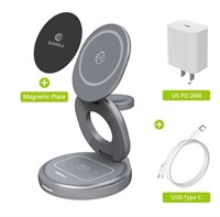 3 in 1 Foldable Wireless Charging Stand