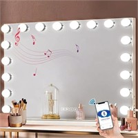 Fenchilin Vanity Mirror For Makeup With Speaker Ex