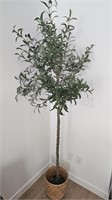 Faux Olive Tree 76" h