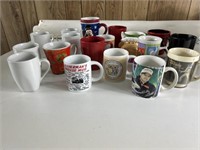 Various different coffee mugs box of (28)
