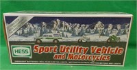 HESS  SPORT UTILITY VEHICLE AND MOTORCYCLES