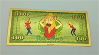 Rick and Morty Gold Bill
