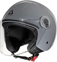 Triangle Open Face Motorcycle Helmet 3/4 Half