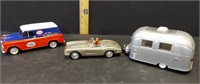 2 DIE CAST VEHICLE AND TRAILER