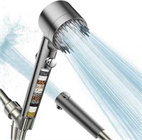 PWERAN Filtered Shower Head with Handheld, High
