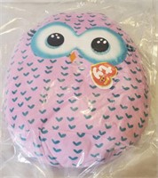 Ty Squish a Boos 12in "Pink owl"