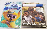 Vivo play pack and Jurassic World imagine ink book