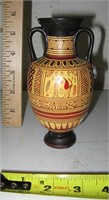 Vtg Signed Greek Vase Replica 6"