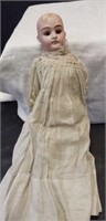 ANTIQUE 12" Germany doll 14/0 PORCELAIN HEAD AN