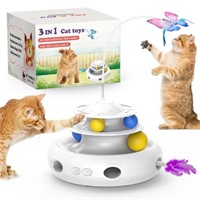 3in1 Interactive Cat Toy,Trackball Pet Toys,Autoro