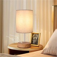 HUGCHG Touch Control Table Lamp, Dimmable Touch Co