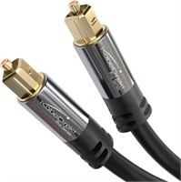 TOSLINK Cable, Optical Audio Cable – 20 feet Long