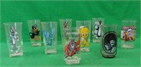 Vintage looney tunes glasses and more.