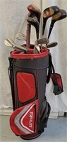 TOP FLITE BAG AND GOLF CLUBS