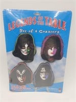 1997 KISS Legends of the Table Coaster Set