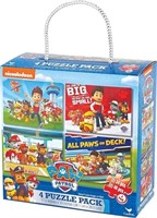 Cardinal Industries Paw Patrol 4-Pack of Puzzles
