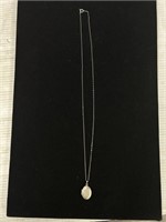 Avon Sterling silver pendant necklace 24in chain