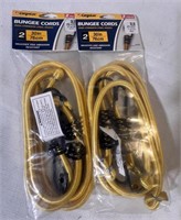 2X (2pc.) YELLOW Bungee Cords 30in.
