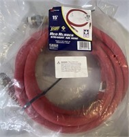 Blue Rubber Straight Air Hose (RED 15’)
