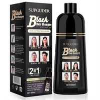 400ml Black Hair Dye Shampoo-Instant Black Hair Sh