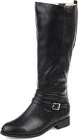 Ivie Boots  Distressed Leather  Black  Size 11 XWC