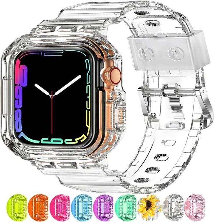 XYF Compatible for Crystal Clear Apple Watch Bands