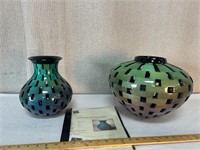 Joel Hunnicutt Wood Sculpture Vases