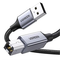 UGREEN Printer Cable 6 FT USB A to B Nylon Braided