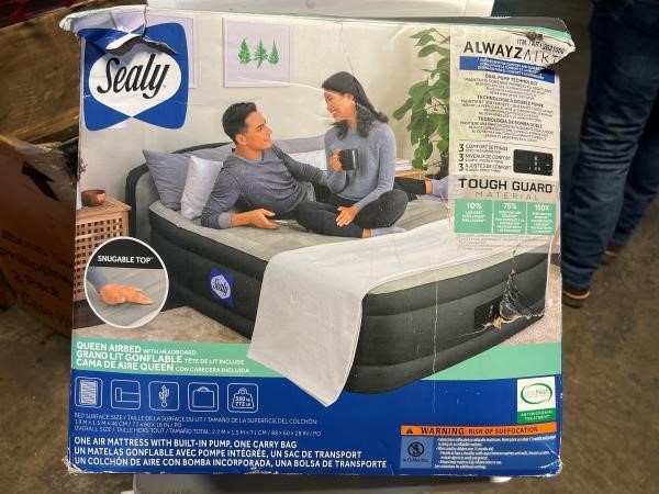 Sealy Alwayzaire Tough Guard 18  Airbed  Queen