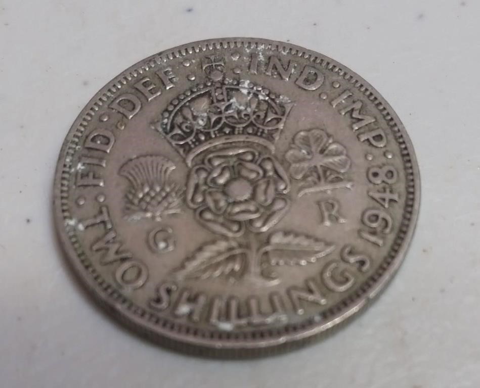 1948 Two Shillings Coin