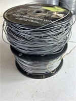 2 spools of 16g electric fence wire